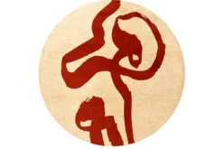 Vloerkleden-Louis de Poortere Vloerkleed Imperial Red 9847 Ribbon |