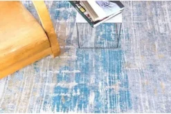 Vloerkleden-Louis de Poortere Vloerkleed Long Island Blue 8718 Atlantic Streaks |