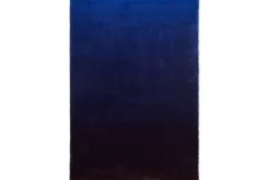 Vloerkleed Low Electric Blue Aubergine 10118 Shade | Vloerkleden