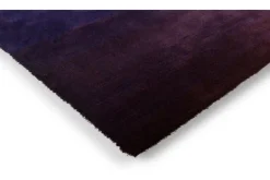 Vloerkleed Low Electric Blue Aubergine 10118 Shade | Vloerkleden