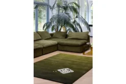 Vloerkleden-Brink & Campman Vloerkleed Low Olive Deep Forest 10107 Shade |