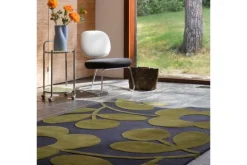 Vloerkleden-Orla Kiely Vloerkleed Marine 063908 Sprig Stem