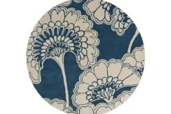 New Vloerkleed Midnight 039708 Japanese Floral Vloerkleden