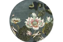Outlet Vloerkleed Midnight Pond 038608 Waterlily | Vloerkleden