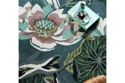 Vloerkleden-Wedgwood Home Vloerkleed Midnight Pond 038608 Waterlily |