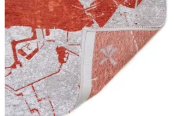 Discount Vloerkleed Orange Cut 9323 Cities | Vloerkleden