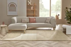 Hot Vloerkleed White Beige Fano | Vloerkleden