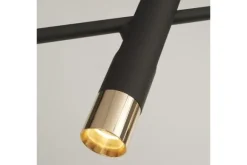 Vloerlampen-Searchlight Vloerlamp 31652-2BK Cylinder