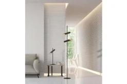 Vloerlampen-Searchlight Vloerlamp 31652-2BK Cylinder