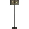 Vloerlampen-Searchlight Vloerlamp EU2832-2BK Fishnet