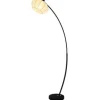 Vloerlampen-Searchlight Vloerlamp EU52853BK Radiant