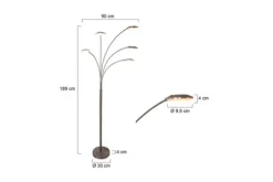 Vloerlampen-Steinhauer Vloerlamp LED 1327ST Synna Mexlite