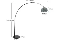 Vloerlampen-Steinhauer Vloerlamp Sparkled Light