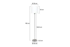 Vloerlampen-Steinhauer Vloerlamp 1564ST Noor Mexlite