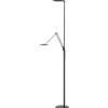 Vloerlampen-Highlight Vloerlamp Zwart Geneva