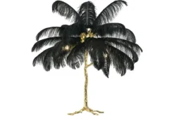 Vloerlampen-Toms Luxury Lights Vloerlamp Zwart Struzzo