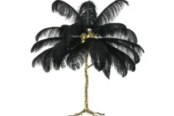 Vloerlampen-Toms Luxury Lights Vloerlamp Zwart Struzzo