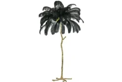 Vloerlampen-Toms Luxury Lights Vloerlamp Zwart Struzzo