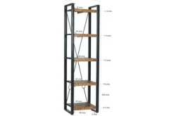 Vakkenkasten|Boekenkasten-Livingfurn Wandkast Nairobi