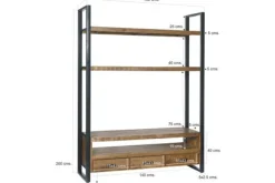 Wandkast Nairobi Opbergkasten|Boekenkasten