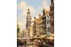 Wandkleden-Urban Cotton Wandkleed Amsterdam