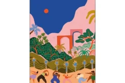 Best Wandkleed Dancing in Paradise Wandkleden