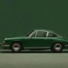 Wandkleden-Urban Cotton Wandkleed Green Porsche