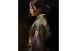 Online Wandkleed Kimono Tales Wandkleden