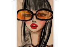 Wandkleden-Urban Cotton Wandkleed Sunny Orange