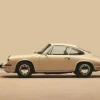 Wandkleden-Urban Cotton Wandkleed Vintage Porsche Beige