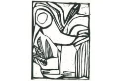 Wandkleden-Urban Cotton Wandkleed Vogel