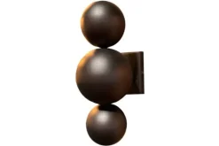 Wandlamp LB783-2WL textured black Allure | Wandlampen