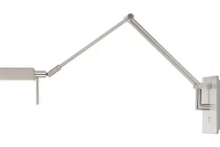 Wandlampen-Highlight Wandlamp Zilver Bari