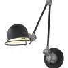 Outlet Wandlamp 7656ZW Davin Mexlite Wandlampen