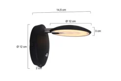 Online Wandlamp 1442ZW Zenith Wandlampen