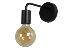 Wandlampen-Lucide Wandlamp Zwart Scott