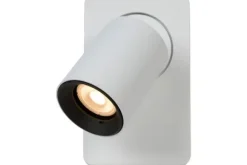 Spots|Wandlampen-Lucide Wandspot Wit Nigel